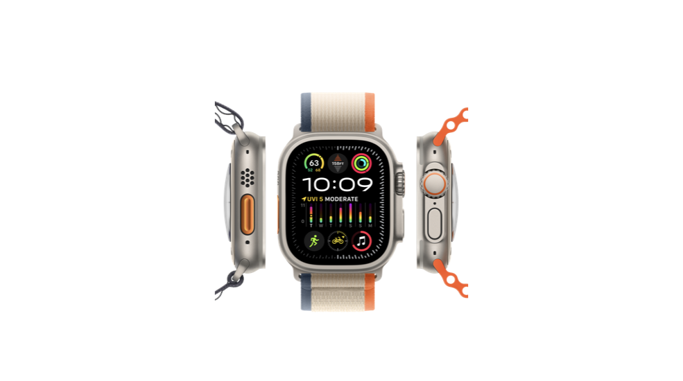 Apple Watch Ultra 2 . שעון ספורט האקסטרים האולטימטיבי, מציע את כל התכונות שמשתמשים אוהבים ב-Ultra בתוספת ה-S9 SiP החדש והעוצמתי, Double tap gesture, התצוגה הבהירה ביותר של Apple אי פעם, טווח גבהים מורחב, יכולות תקשור עם מכשירים אחרים, ויכולות מתקדמות /></figure>
                    <div class=